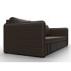 Диван прямой слим коричневый еврокнижка