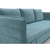 Диван прямой слим seven 113 бирюзовый еврокнижка
