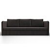 Диван прямой слим seven 727 коричневый еврокнижка