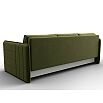 Диван прямой слим зеленый еврокнижка