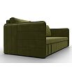 Диван прямой слим зеленый еврокнижка