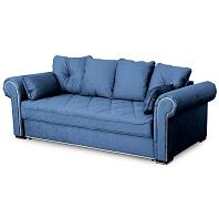 Диван прямой цезарь лана синий вариант 3 еврокнижка