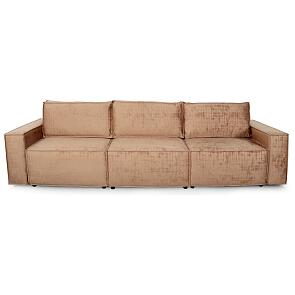 Диван прямой Тулон 3 светло-коричневый вариант 3
