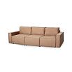 Диван прямой Тулон 3 светло-коричневый вариант 3
