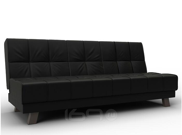 Диван прямой винсент черный книжка