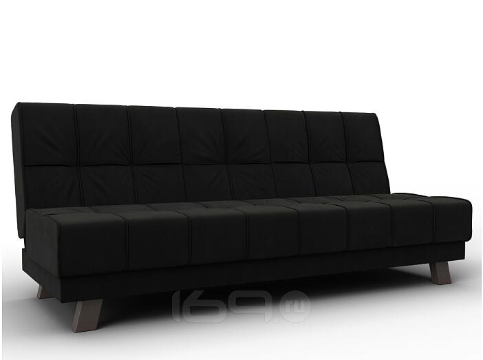 Диван прямой винсент черный книжка