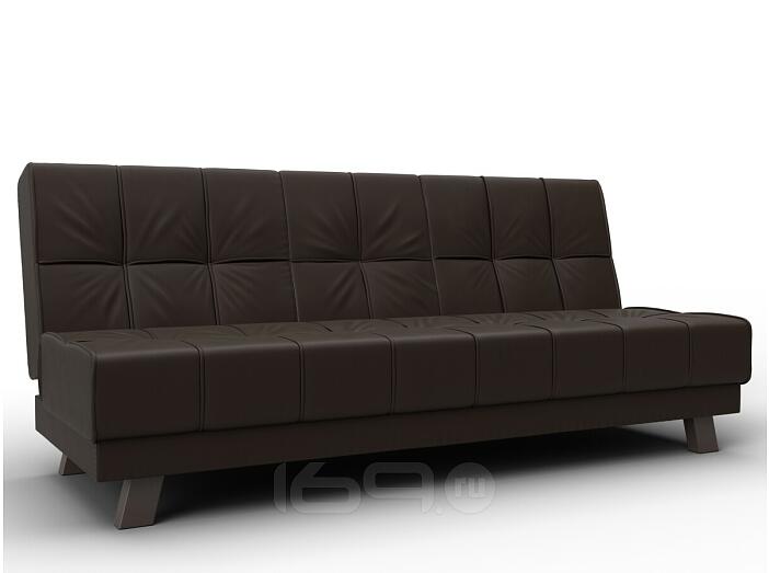 Диван прямой винсент коричневый книжка