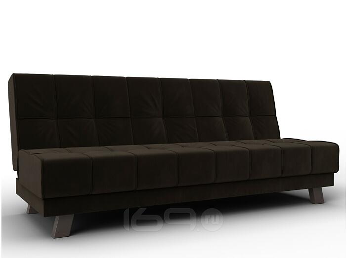 Диван прямой винсент коричневый книжка