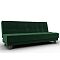 Диван прямой винсент велюр seven 626 зеленый книжка