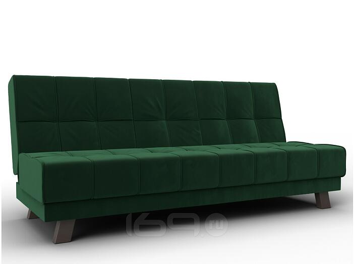Диван прямой винсент seven 626 зеленый книжка