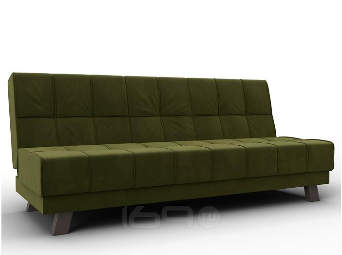 Диван прямой винсент зеленый книжка