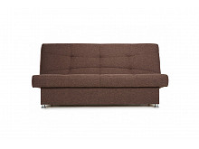 Прямой диван-кровать Барон коричневый