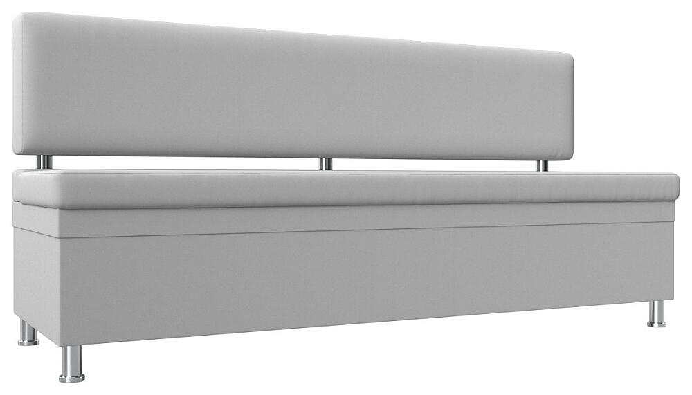 Кухонный прямой диван Стайл Экокожа Белый 25999₽