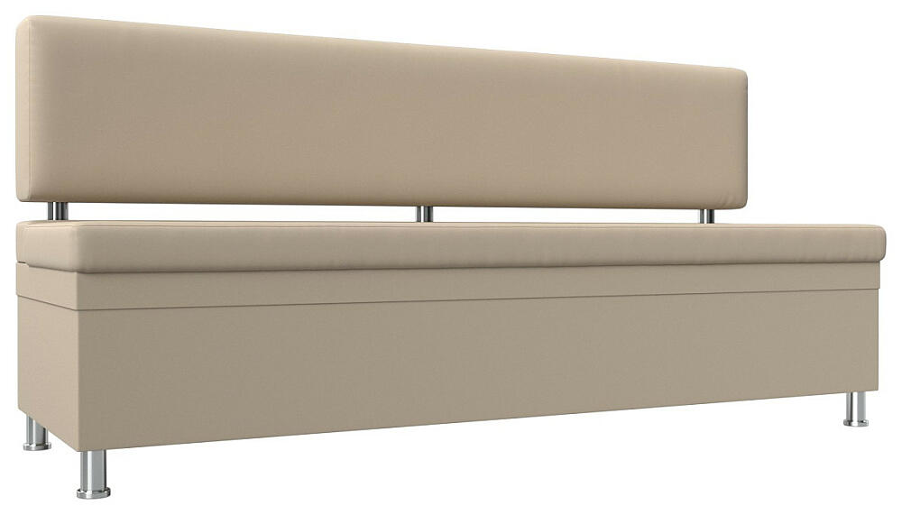 Кухонный прямой диван Стайл Экокожа Бежевый 25999₽