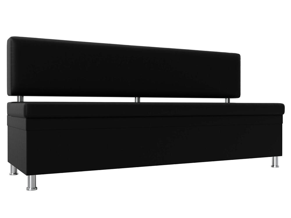 Кухонный прямой диван Стайл Экокожа Чёрный кресло для геймеров cooler master caliber r2c gaming серый чёрный