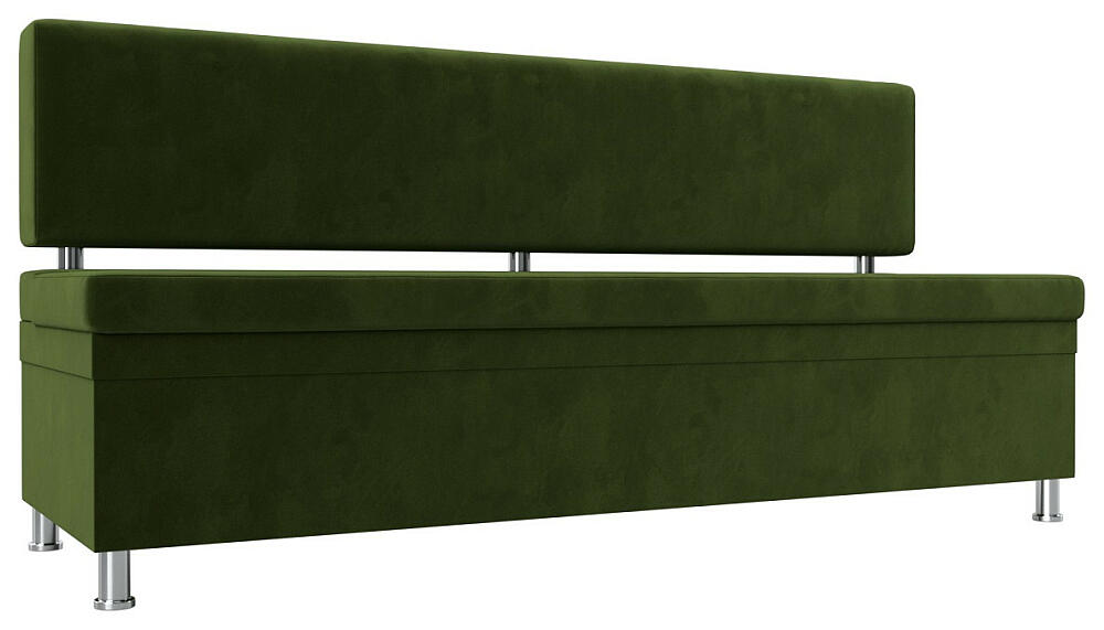 Кухонный прямой диван Стайл Микровельвет Зелёный 25999₽