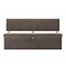 Кухонный прямой диван Стоун Велюр Коричневый