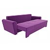 Диван прямой Амстердам Микровельвет Фиолетовый