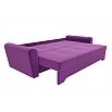 Диван прямой Амстердам Микровельвет Фиолетовый