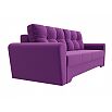 Диван прямой Амстердам Микровельвет Фиолетовый