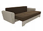 Диван прямой Амстердам Микровельвет Коричневый Бежевый