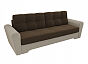 Диван прямой Амстердам Микровельвет Коричневый Бежевый