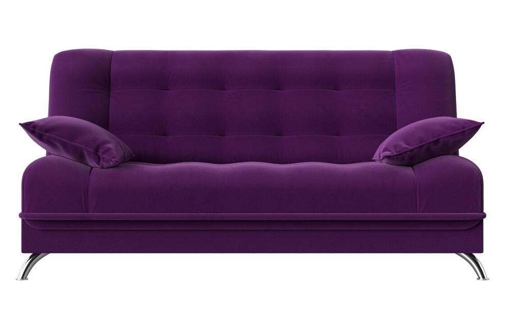 Диван Книжка Анна Микровельвет Фиолетовый кровать интерьерная ларго микровельвет фиолетовый 160х200