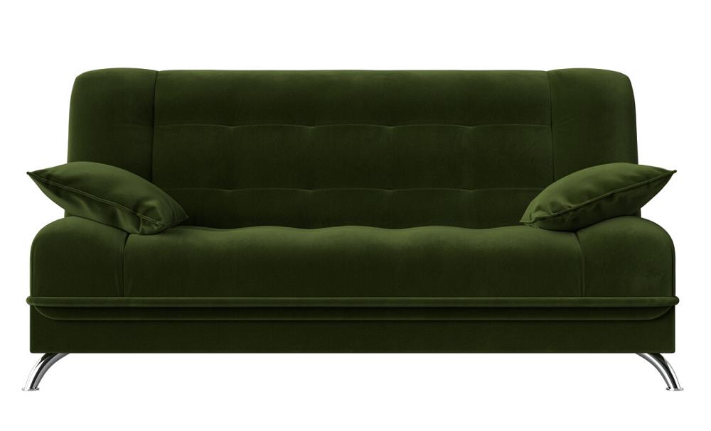 Диван Книжка Анна Микровельвет Зеленый кровать интерьерная лотос микровельвет зеленый