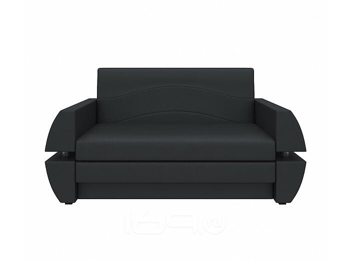 Диван прямой Атлант Мини Т Экокожа Черный
