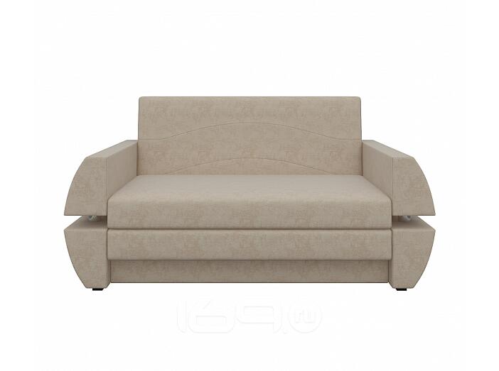 Диван прямой Атлант Мини Т Микровельвет Бежевый