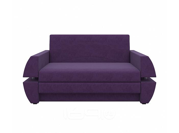 Диван прямой Атлант Мини Т Микровельвет Фиолетовый