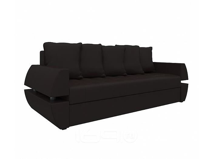 Диван прямой Атлант Т Экокожа Коричневый