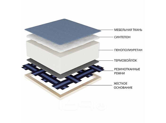 Диван прямой Атлант Т Экокожа Коричневый