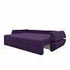Диван прямой Атлант Т Микровельвет Фиолетовый