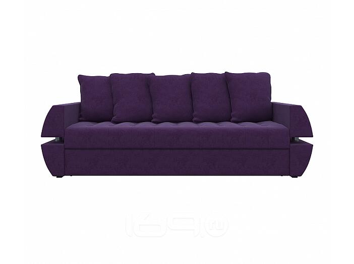 Диван прямой Атлант Т Микровельвет Фиолетовый