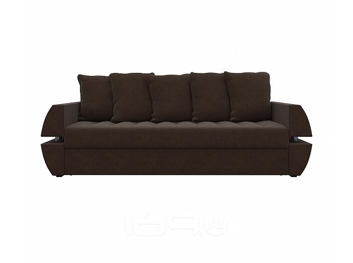 Диван прямой Атлант Т Микровельвет Коричневый