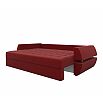 Диван прямой Атлант Т Микровельвет Красный