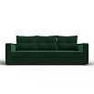 Прямой диван атланта б/с велюр зеленый еврокнижка