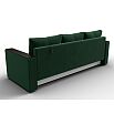 Прямой диван атланта б/с велюр зеленый еврокнижка