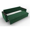 Прямой диван атланта б/с велюр зеленый еврокнижка