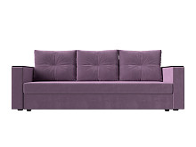 Прямой диван-кровать Атланта Лайт Б/С микровельвет сиреневый