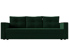Прямой диван-кровать Атланта Лайт Б/С велюр зеленый