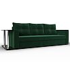 Прямой диван атланта велюр зеленый столик слева еврокнижка