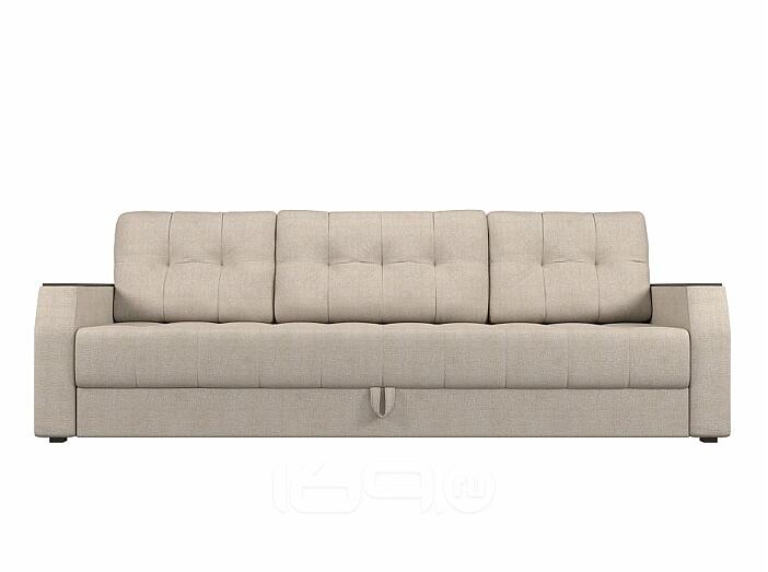 Диван прямой Атлантида Б/С Рогожка Бежевый