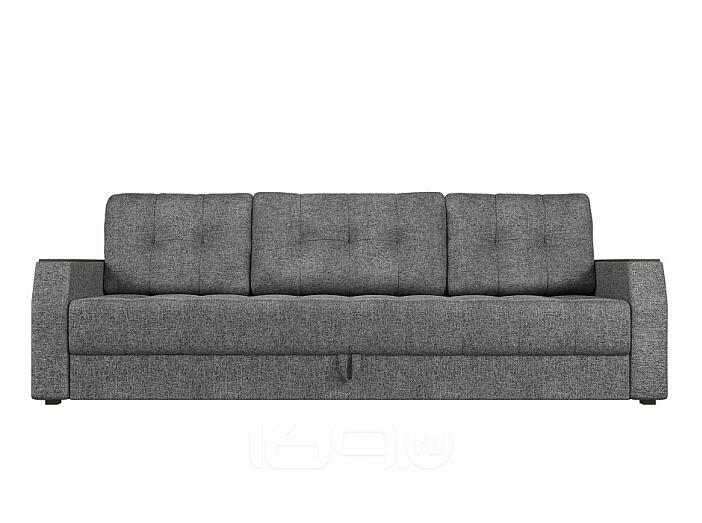 Диван прямой Атлантида Б/С Рогожка Серый