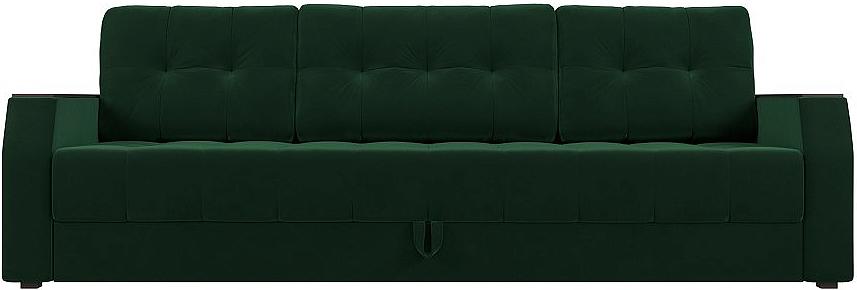 Диван прямой Атлантида Б/С Велюр Зеленый кровать интерьерная лотос микровельвет зеленый