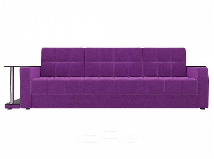 Диван прямой Атлантида Микровельвет Фиолетовый