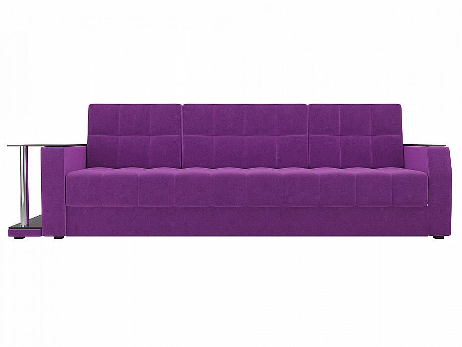 

Прямой диван Атлантида Микровельвет Фиолетовый