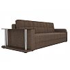 Диван прямой Атлантида Рогожка Коричневый