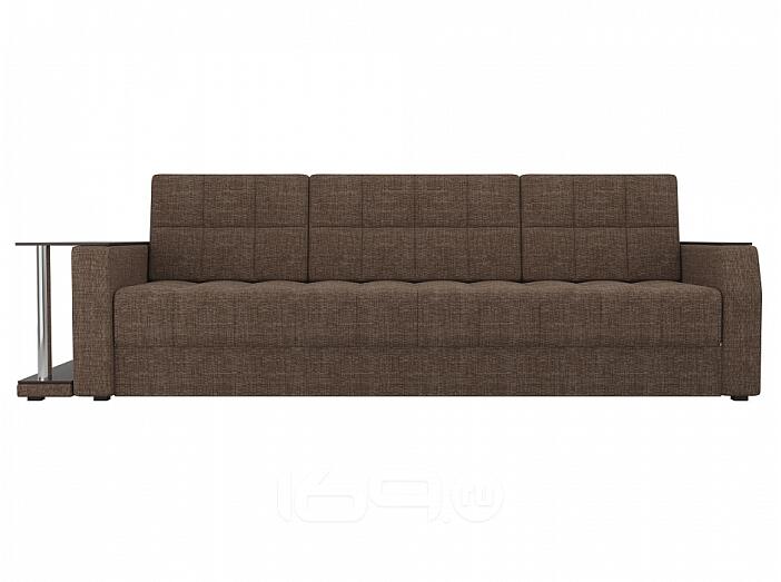 Диван прямой Атлантида Рогожка Коричневый